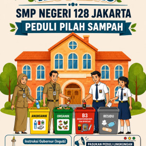 128 PEDAS:Peduli Pilah Sampah, Wujudkan Sekolah Bersih dan Sehat