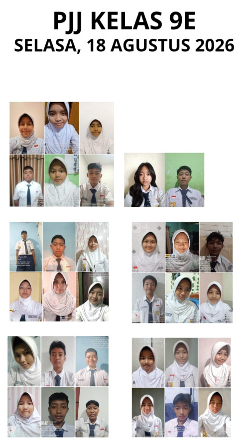 Kegiatan PJJ kelas 9e