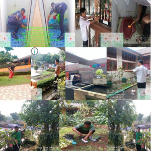 Pengabdian Tanpa Henti: Peran Caraka dan Penjaga Sekolah di SMPN 128