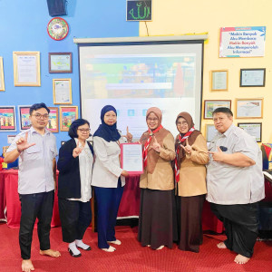 Akreditasi Perpustakaan Saung Baca Pintar SMPN 128 Jakarta