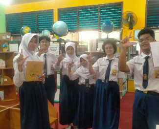 Kegiatan Perpustakaan Saung Baca Pintar