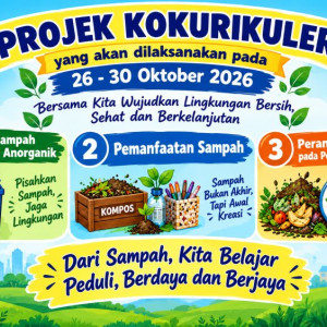 Projek Kokurikuler SMPN 128 Jakarta: Pilah Sampah, Ciptakan Manfaat, Jaga Lingkungan