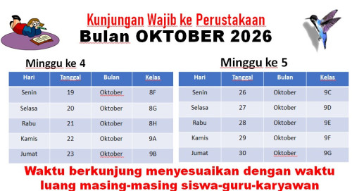JADWAL KUNJUNGAN WAJIB
