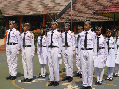 Ekstrakurikuler Paskibra SMPN 128 Jakarta