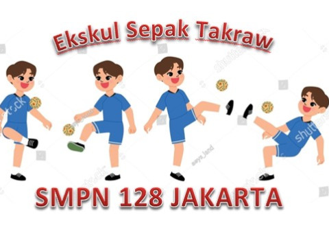 Ekstrakurikuler Sepak Takraw SMPN 128 Jakarta