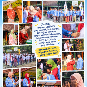 Pelantikan Pengurus OSIS dan MPK Masa Bakti 2026/2027 SMPN 128 Jakarta