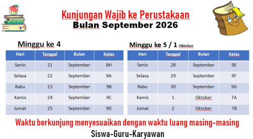 JADWAL KUNJUNGAN WAJIB
