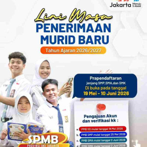 Penerimaan Murid Baru (SPMB) Tahun Ajaran 2026/2027