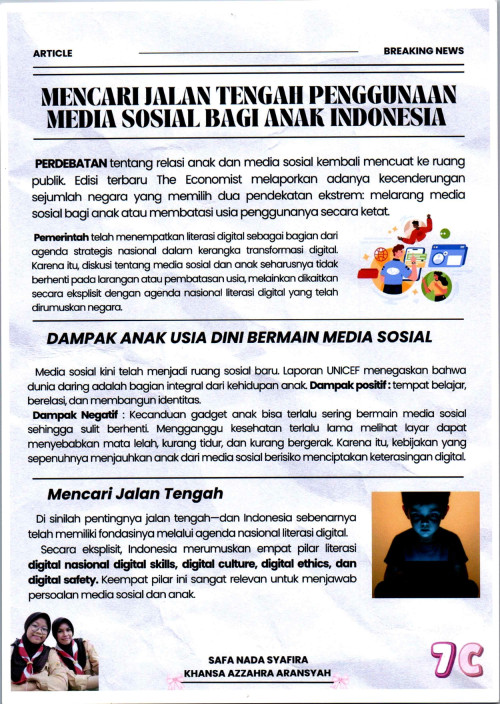 Mencari Jalan Tengah Penggunaan Media Sosial Bagi Anak Indonesia